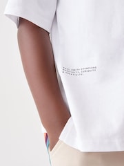 Paul Smith Junior Boys Oversized Short Sleeve Iconic Print T-Shirt - Image 4 of 7
