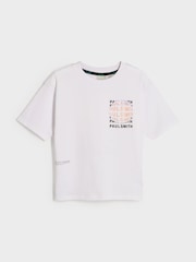 Paul Smith Junior Boys Oversized Short Sleeve Iconic Print T-Shirt - Image 5 of 7