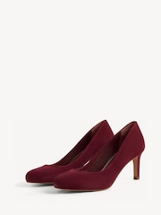 Hobbs Red Lizzie Court Shoes - Image 4 of 4