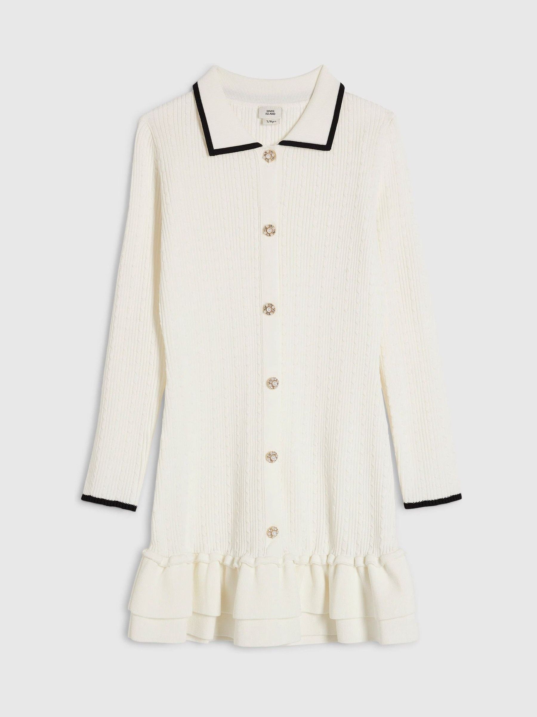 River Island Cream Martini Dress