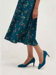 Hobbs Blue Lizzie Court Shoes - Image 1 of 4