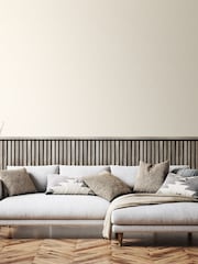 Hoopla Walls Silver Oak Wood Slat Texture Wallpaper - Image 1 of 2