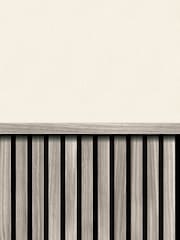 Hoopla Walls Silver Oak Wood Slat Texture Wallpaper - Image 2 of 2