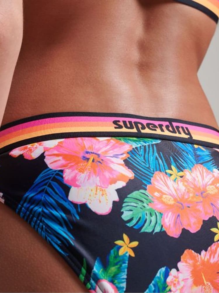 Superdry Navy Blue Vintage Logo Bikini Briefs - Image 8 of 8