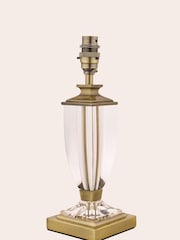 Laura Ashley Brass Carson Crystal Table Small Lamp Base - Image 2 of 3