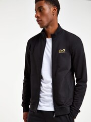 Emporio Armani EA7 Zip 100% Cotton Tracksuit - Image 4 of 8