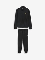 Emporio Armani EA7 Zip 100% Cotton Tracksuit - Image 6 of 8