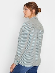 Long Tall Sally Blue Stripe Shirt - Image 2 of 4