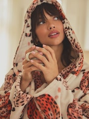 Ecru Cream Autumn Pumpkin Dressing Gown - Image 4 of 7