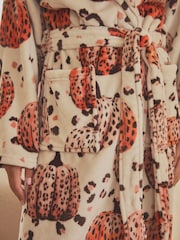 Ecru Cream Autumn Pumpkin Dressing Gown - Image 5 of 7