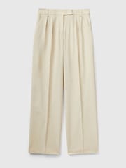 Benetton Wide Leg Smart Trousers - Image 1 of 4