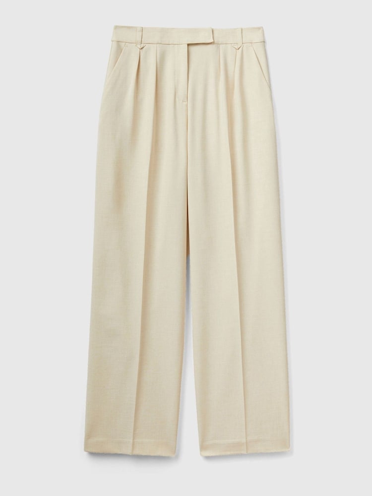 Benetton Wide Leg Smart Trousers - Image 1 of 4
