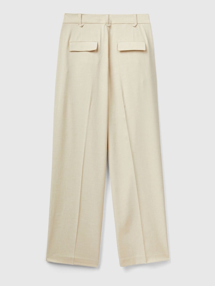 Benetton Wide Leg Smart Trousers - Image 2 of 4