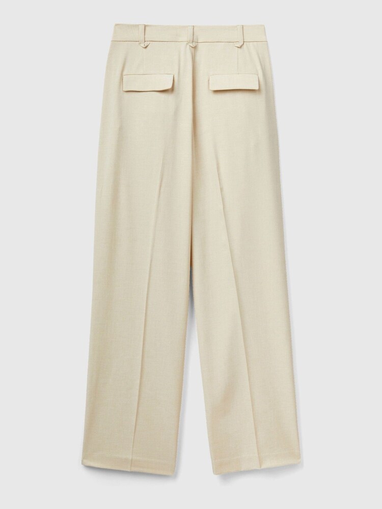 Benetton Wide Leg Smart Trousers - Image 2 of 4 Benetton Wide Leg Smart Trousers - Image 2 of 4