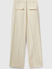 Benetton Wide Leg Smart Trousers - Image 4 of 4
