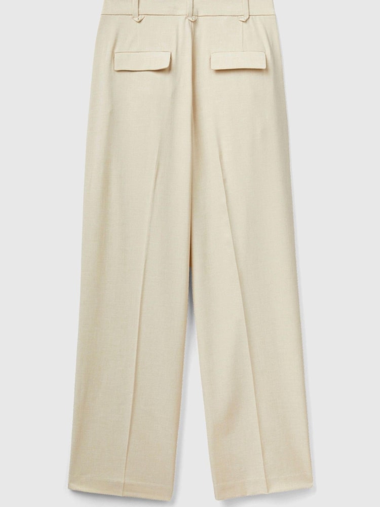 Benetton Wide Leg Smart Trousers - Image 4 of 4