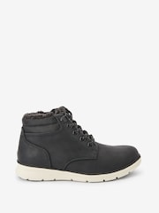 Black Warm Lined Boots - Image 1 of 5