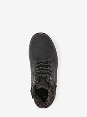 Black Warm Lined Boots - Image 3 of 5