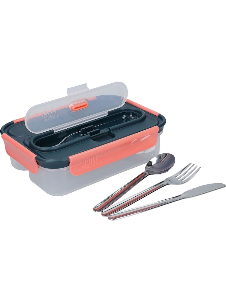 BUILT Green Tropics Bento Box With Utensils - Image 2 of 4