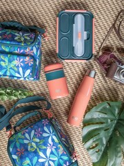 BUILT Green Tropics Bento Box With Utensils - Image 3 of 4