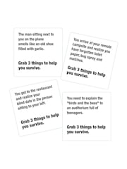 Cheatwell Games Three Things Survival Game - Image 5 of 6