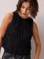 Ro&Zo Tulle Ruffle Shell Top - Εικόνα 1 από 5