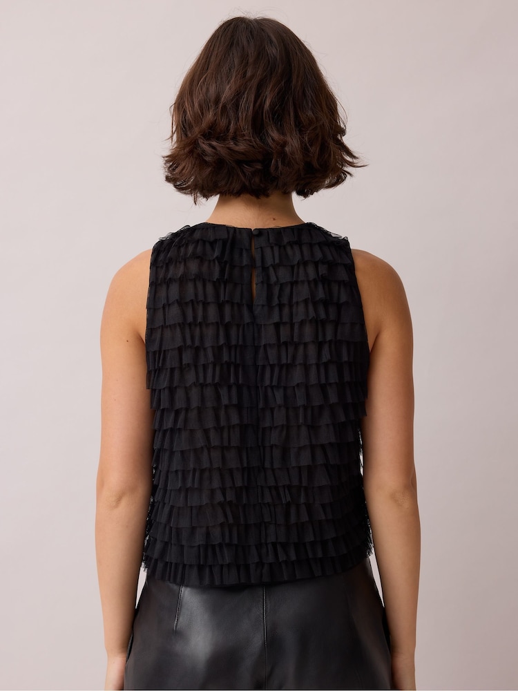 Ro&Zo Tulle Ruffle Shell Top - Εικόνα 5 από 5