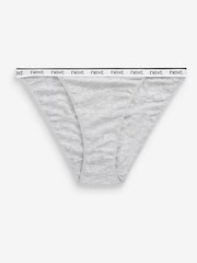 White/Black/Grey Tanga Logo Knickers 4 Pack - Image 8 of 9