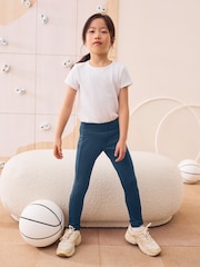 Navy Blue Sport Leggings (3-16yrs) - Image 3 of 4