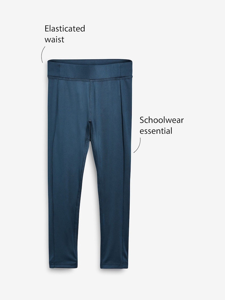 Navy Blue Sport Leggings (3-16yrs) - Image 4 of 4