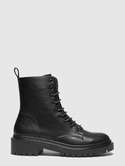 Schuh Black Andy Lace-Up Boots - Image 1 of 4
