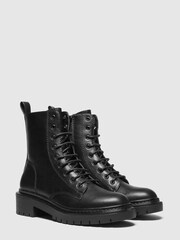 Schuh Black Andy Lace-Up Boots - Image 2 of 4