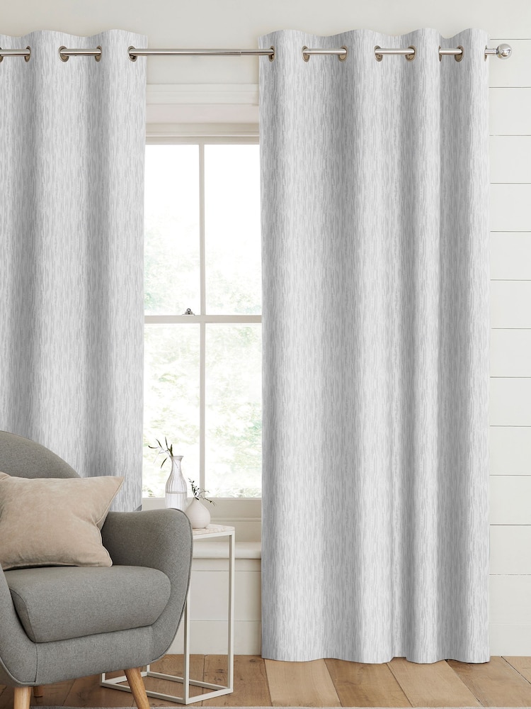 Silver Grey Kally Made To Measure Curtains - Image 1 of 8