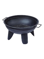Premier Decorations Ltd Black Garden Circular Metal Fire Pit - Image 2 of 3