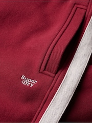 Superdry Rich Burgundy Essential Logo Straight Trousers - Image 4 of 5