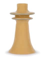 Sophie Allport Yellow Stoneware Candlestick Mustard - Image 2 of 2