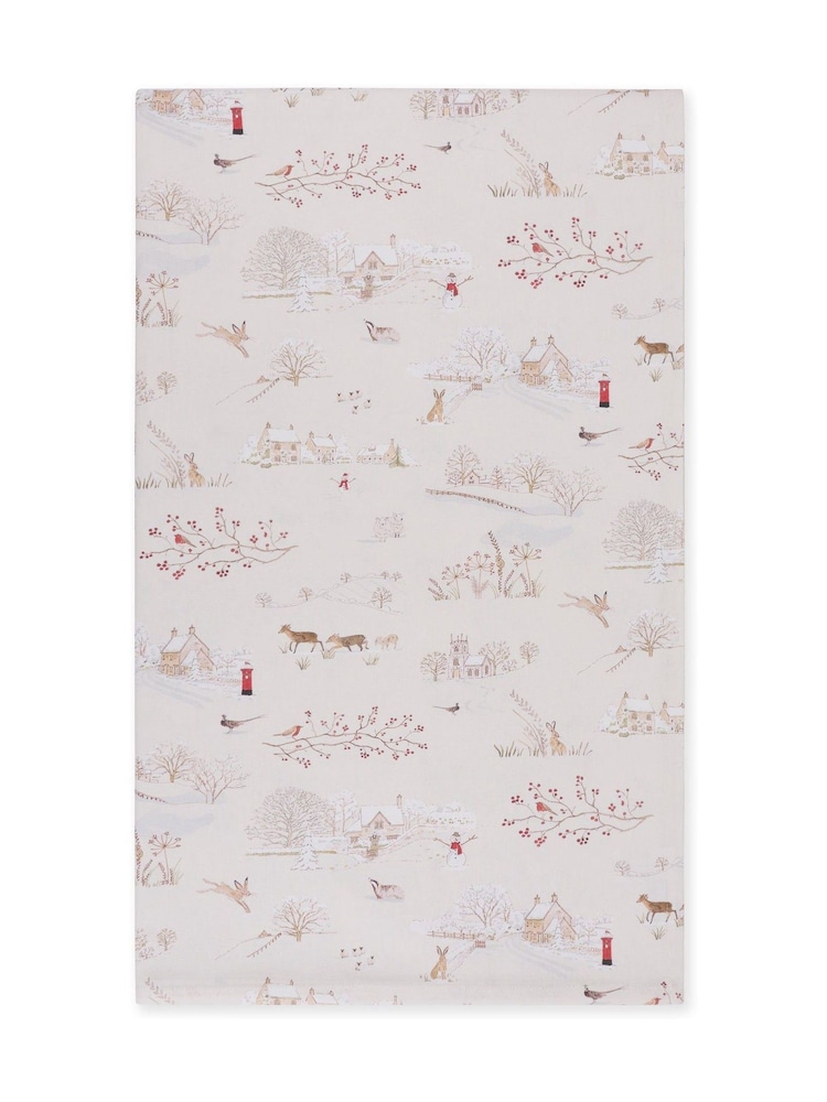 Sophie Allport Snowy Village Tablecloth - صورة 2 من 2 Sophie Allport Snowy Village Tablecloth - صورة 2 من 2