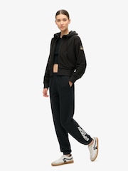 Superdry Black Sport Luxe Boyfriend Joggers - Image 5 of 7