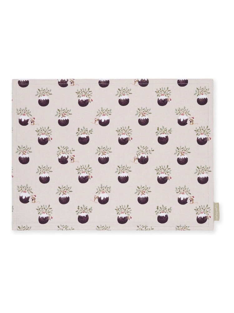 Sophie Allport Set of 2 Christmas Puddings Washable Placemats - Bild 2 von 2 Sophie Allport Set of 2 Christmas Puddings Washable Placemats - Bild 2 von 2
