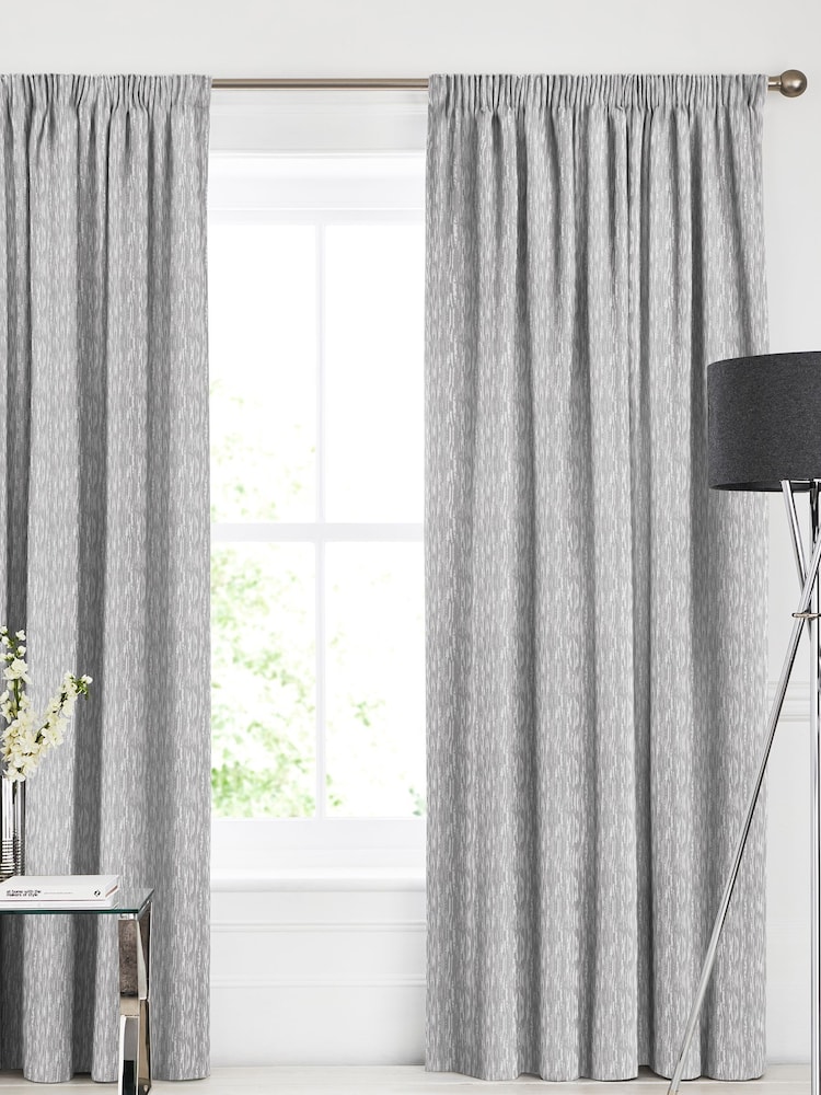Slate Grey Kally Made To Measure Curtains - Image 1 of 8
