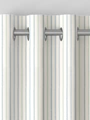 Laura Ashley Newport Blue Candy Stripe Made to Measure 100% Cotton Curtains - Image 7 of 9