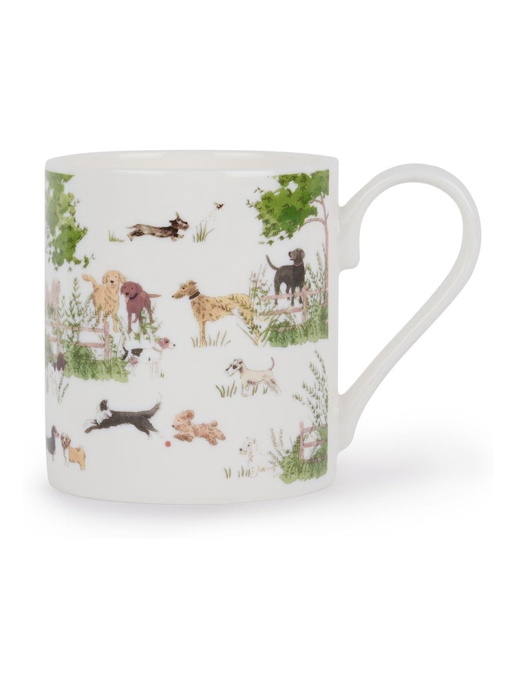 Sophie Allport White Tails & Trails Mug - Image 2 of 2 Sophie Allport White Tails & Trails Mug - Image 2 of 2