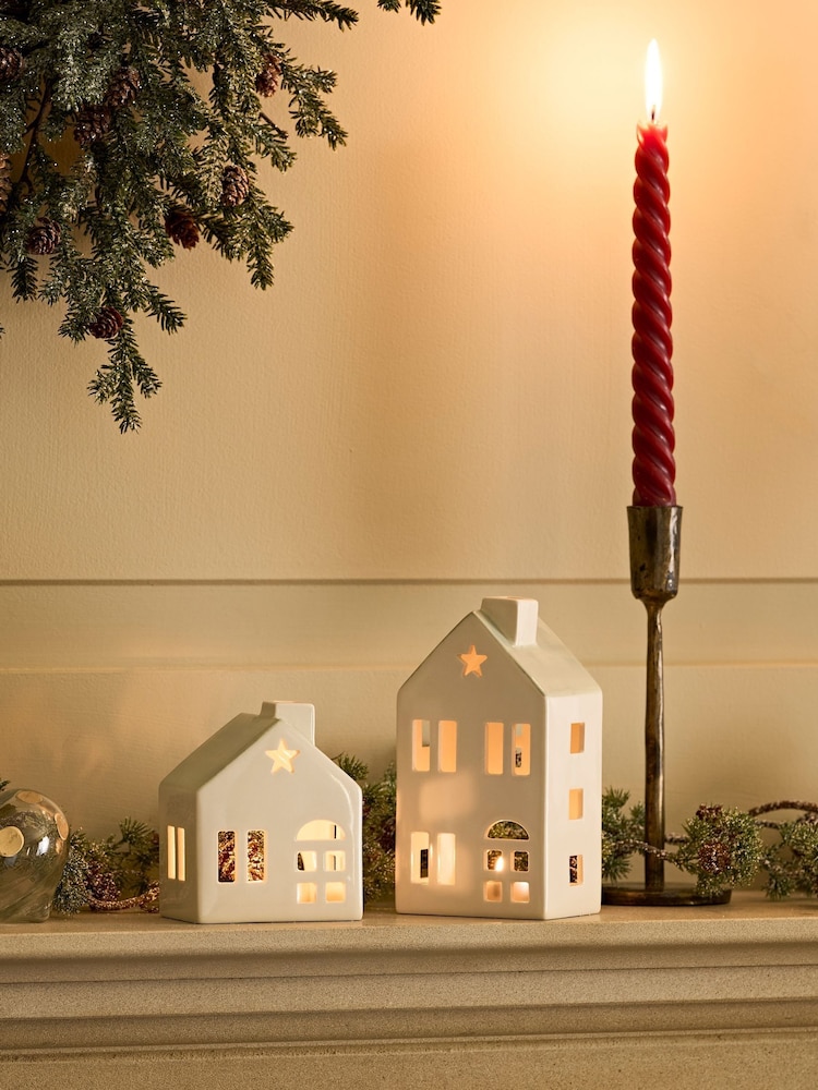 Sophie Allport Large Ceramic House Tealight House - Bild 1 von 2