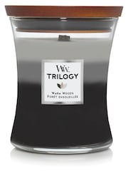 Woodwick Trilogy Medium Scented Warm Woods Candle - Image 2 of 2