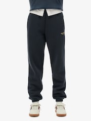 Superdry Richest Navy Essential Logo Cuff Joggers - Image 1 of 6