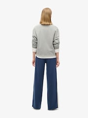 Superdry Mariner Navy Essential Logo Straight Trousers - Image 3 of 5