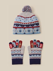 „Monsoon London Fair Isle“ kepuraitės ir pirštinių komplektas - 1 paveikslėlis iš 1