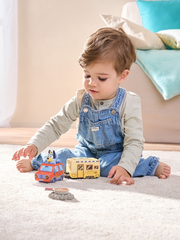 V-Tech Toot-Toot Drivers® Bluey Family Car & Caravan - Image 1 of 4
