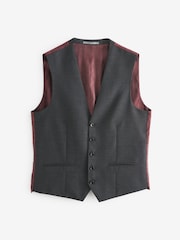Gris de charbon de bois - Signature Gilet de costume Tollegno - Image 7 de 8