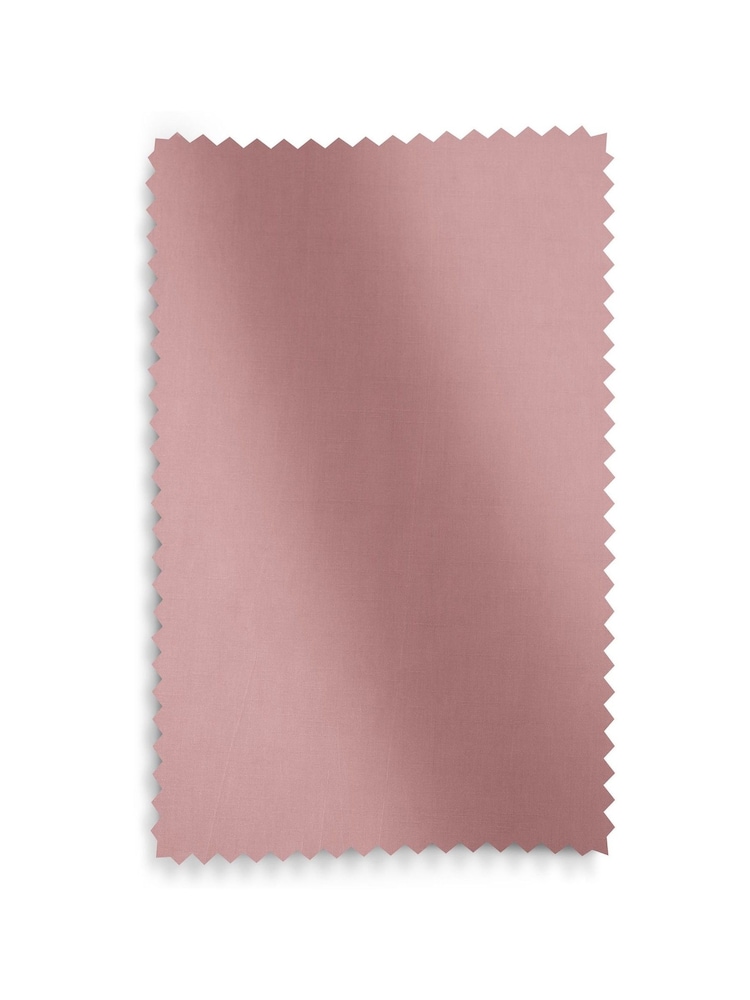 Shabby Chic by Rachel Ashwell® Pink Pencil Pleat Faux Slub Silk Blackout Thermal Curtains - Image 5 of 5